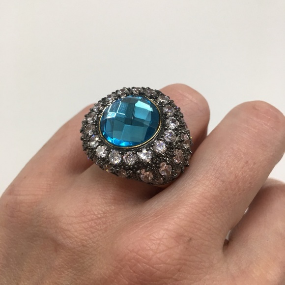 🔴 SOLD🔴 Nordstrom gold ring topaz - Picture 2 of 8